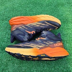 Hoka One One HOKA Speedgoat 5 GORE-TEX Mid Blue Graphite Amber - Men's Boots - S